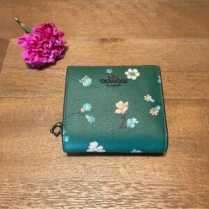 Coach Snap Wallet w/ Mystical Floral Print
